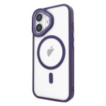 Чехол Crystal Guard with MagSafe (iPhone 16, Deep Purple) Чехол Crystal Guard with MagSafe (iPhone 16, Deep Purple)