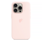 Чохол для iPhone 15 Pro : Silicone Case MagSafe Original – Light Pink