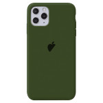 Чохол Silicone Case на iPhone 15 Pro FULL (№59 Dark Virid)