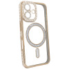 Чохол Diamond Shining Case with MagSafe (iPhone 16, Gold)