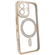 Чохол Diamond Shining Case with MagSafe (iPhone 16, Gold)
