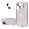 Чохол Logo Case PU Stand Camera (iPhone 13, Pink Sand)