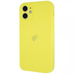 Чохол Silicone Case FULL CAMERA (square side) (на iPhone 11) (Flash)