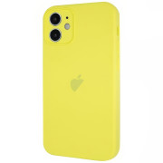 Чохол Silicone Case FULL CAMERA (square side) (на iPhone 11) (Flash)