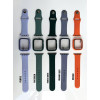 Комплект Silicone Band + Case для Apple Watch (46mm: Series 10/11, Pine Green)