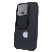 Чохол для iPhone 14 Pro Silicone with Logo Hide Camera Black