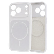 Чохол Dual Tone Silicone MagSafe Case (iPhone 18 Pro Max | 17 Pro Max – White)