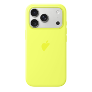 Чохол Original Silicone Case MagSafe (iPhone 17 Pro, Neon Yellow)