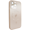 Чохол для iPhone 15 Pro Max - AG Titanium Case with MagSafe із захистом камери матовий Golden