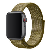 Ремінець для Apple Watch Nylon Loop нейлоновий (42mm, 44mm, 45mm, 46mm, 49mm, Olive Flak)