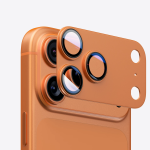 Matte Metal Camera Protector (iPhone 17 Pro Max - Orange)