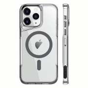 Чохол для iPhone 14 Pro NewZone Сlear Case with MagSafe - Gray