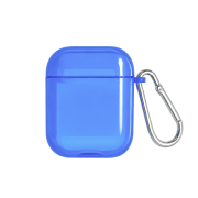 Чохол для AirPods 1/2 напівпрозорий Neon Case Ultramarine