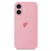 Чохол для iPhone 16 : Silicone Case Full Camera - №6 Light Pink