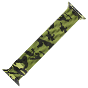 Металічний ремінець на Apple Watch (38mm, 40mm, 41mm, [42mm Series 10/11] Milanese Loop Comouflage, Khaki Green