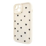 Чохол для iPhone 13 – Pretty Things "Little Hearts – White"