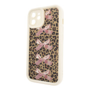 Чохол для iPhone 11 – Pretty Things "Leopard & Bows – White"