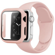 Комплект Silicone Band + Case для Apple Watch (46mm: Series 10/11, Pink Sand)