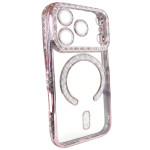 Чохол Diamond Shining Case with MagSafe (iPhone 17 Pro, Pink)