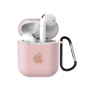 Чохол на AirPods 1 | 2 LOGO (Pink Sand)