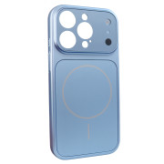 Чохол Nofelet AG Glass Case with MagSafe (iPhone 14 Pro Max, Light Blue)