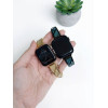 Ремінець для Apple Watch 38mm, 40mm, 41mm, [42mm Series 10/11] - металевий Fashion Lady Band Black-Green