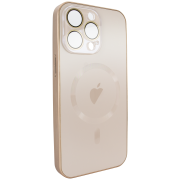 Чохол для iPhone 12 Pro - AG Titanium Case with MagSafe із захистом камери матовий Golden