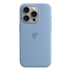 Чохол для iPhone 15 Pro : Silicone Case MagSafe Original – Winter Blue