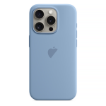 Чохол для iPhone 15 Pro : Silicone Case MagSafe Original – Winter Blue Чохол для iPhone 15 Pro : Silicone Case MagSafe Original – Winter Blue
