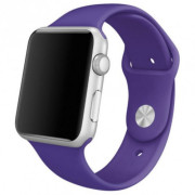 Силіконовий ремінець Silicone Sport Band 42mm, 44mm, 45mm, 46mm, 49mm №45 Purple, S)