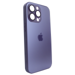 Чохол AG Glass With Magsafe (iPhone 15 Pro, Deep Purple)