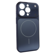 Чохол Nofelet AG Glass Case with MagSafe (iPhone 13 Pro, Blue)