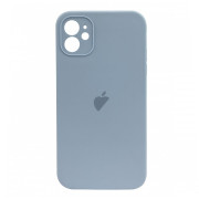 Чохол Silicone Case FULL CAMERA (square side) (на iPhone 11) (Lilac)