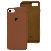 Чохол Silicone Case iPhone 7/8/SE2 FULL (№65 Brown chocolate)