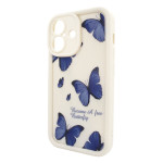 Чохол для iPhone 16 – Pretty Things "Butterflies – White"