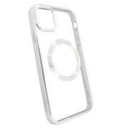 Чохол OPEN Shining with MagSafe (iPhone 12/12 Pro, Silver)