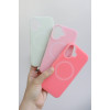 Neon Silicone Case MagSafe (iPhone 17 – Light Pink)