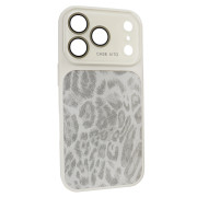 Чохол AITO PU-Leather Leopard Case – (iPhone 17 Pro, White)