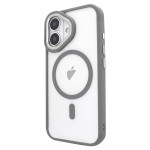 Чехол Crystal Guard with MagSafe (iPhone 16, Titanium Gray) Чехол Crystal Guard with MagSafe (iPhone 16, Titanium Gray)