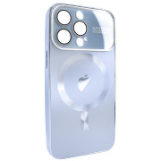 Чохол для iPhone 11 Pro Max матовий NEW PC Slim with MagSafe case із захистом камери Sierra Blue