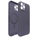 Чохол для iPhone 12 Pro Max PC Carbon with MagSafe Deep Purple