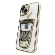 Чохол для iPhone 14 Shining Fruit Cocktail case Gold
