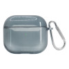 Чохол для AirPods 3 напівпрозорий Neon Case Charcoal Gray