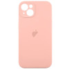 Чохол Silicone Case Full Camera для iPhone 13 Grapefruit