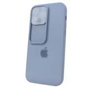 Чохол для iPhone 14 Pro Silicone with Logo Hide Camera Faraway Blue