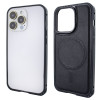 Чохол для iPhone 15 Pro Metal Bumpers PU Leather Case with MagSafe - Black