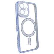 Чохол Diamond Shining Case with MagSafe (iPhone 17, Blue)