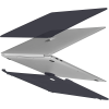 Чохол-накладка для MacBook Air 15" MATT Case (2023-2025) – M2 (A2941), M3 (A3114), M4 (A3241) – Gray