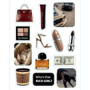 Наклейки 3D Stickers – Who's That Rich Girl