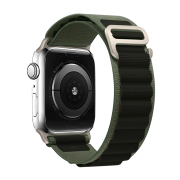 Ремінець Alpine Loop на Apple Watch 38mm, 40mm, 41mm, [42mm Series 10/11] - Green-Black